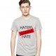 Tricou barbati gri - Haters Gonna Hate 1