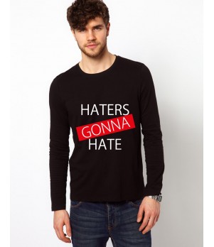 Bluza neagra, barbati, Haters