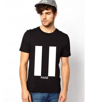 Tricou Pause - Negru