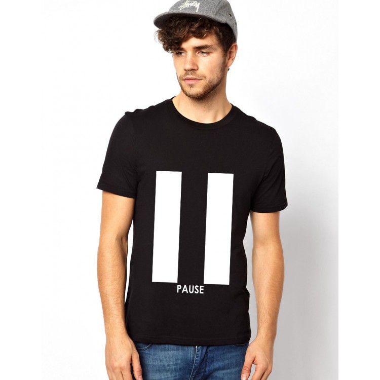 Tricou Pause - Negru