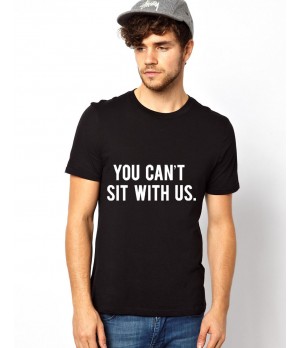 Tricou Sit With Us - Negru