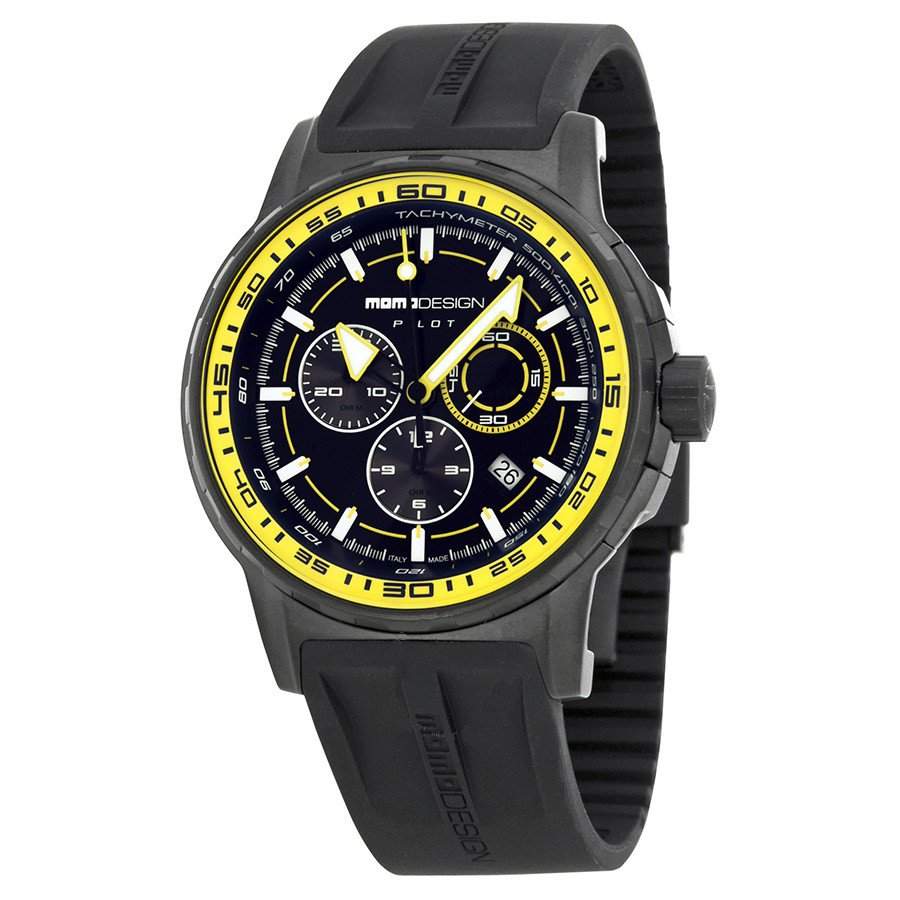 Ceas Barbati MOMO DESIGN Model PILOT PRO CHRONO QUARZO MD2164BK-51