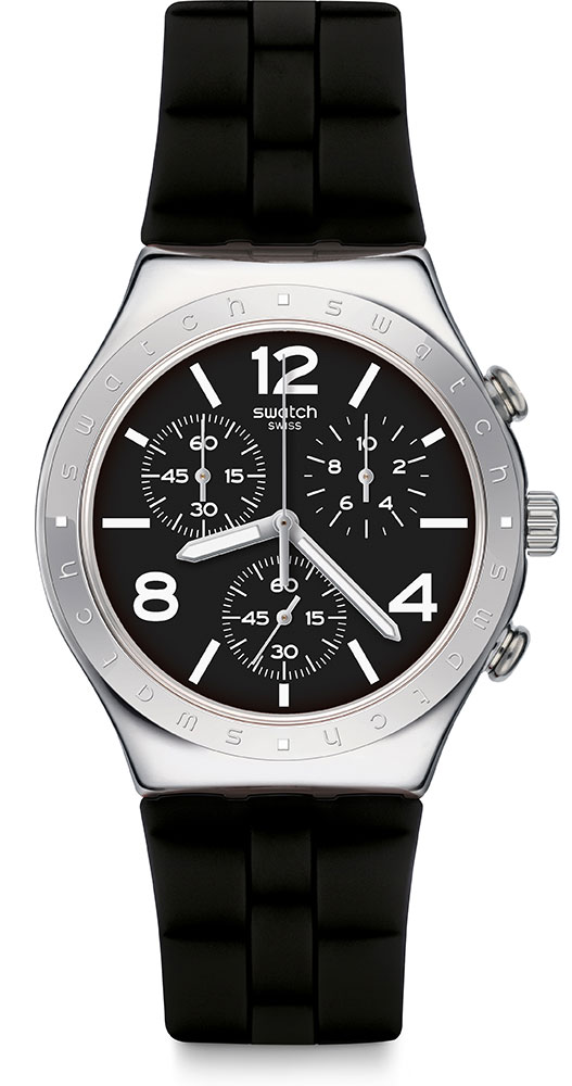 Ceas Barbati, SWATCH, Noir De Bienne YCS116