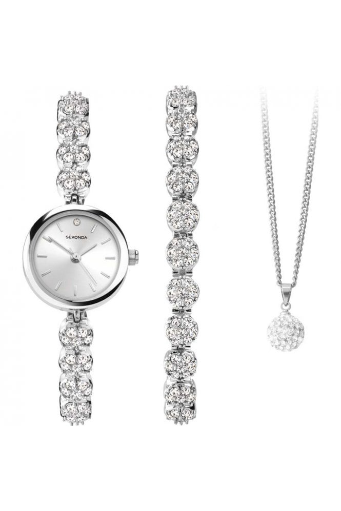 Ceas Dama, Sekonda, Sport S-4673P.76, Set cu Pandantiv si bratara