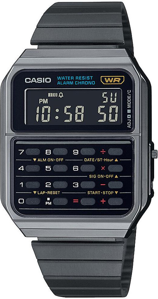 Ceas Casio, Vintage Edgy Calculator CA-500WEGG-1BEF