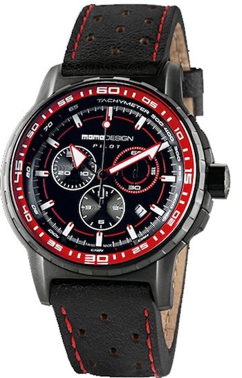 Ceas Barbati MOMO DESIGN Model PILOT PRO CHRONO QUARZO MD2164BK-42
