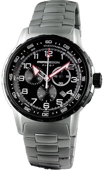 Ceas Barbati MOMO DESIGN ModelPILOT PRO CHRONO QUARZO MD2164SS-40
