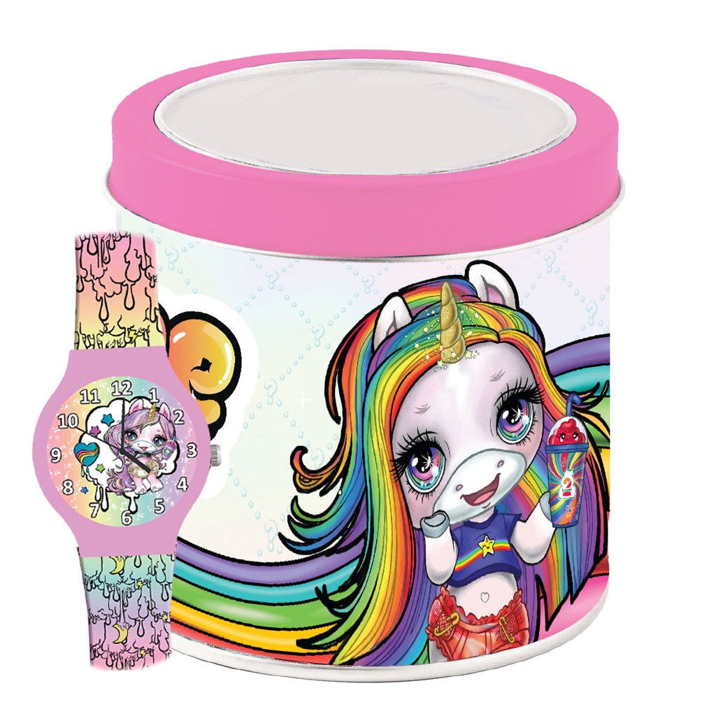 Ceas Copii, Poopsie Unicorn, Tin Box 503332