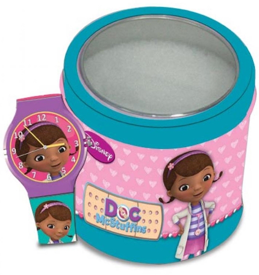 Ceas Junior WALT DISNEY KID WATCH Model DOC MCSTUFFINS (Dott.essa Peluche) - Tin Box 561146
