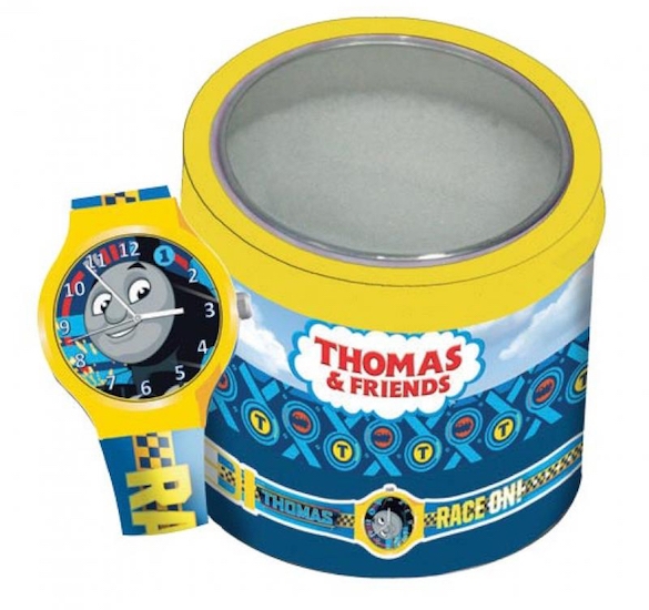 Ceas Junior WALT DISNEY KID WATCH Model THOMAS THE TRAIN - Tin Box 570421