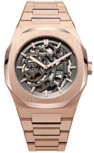 Ceas Barbati, D1 MILANO ROSE GOLD AUTOMATIC D1-SKBJ03
