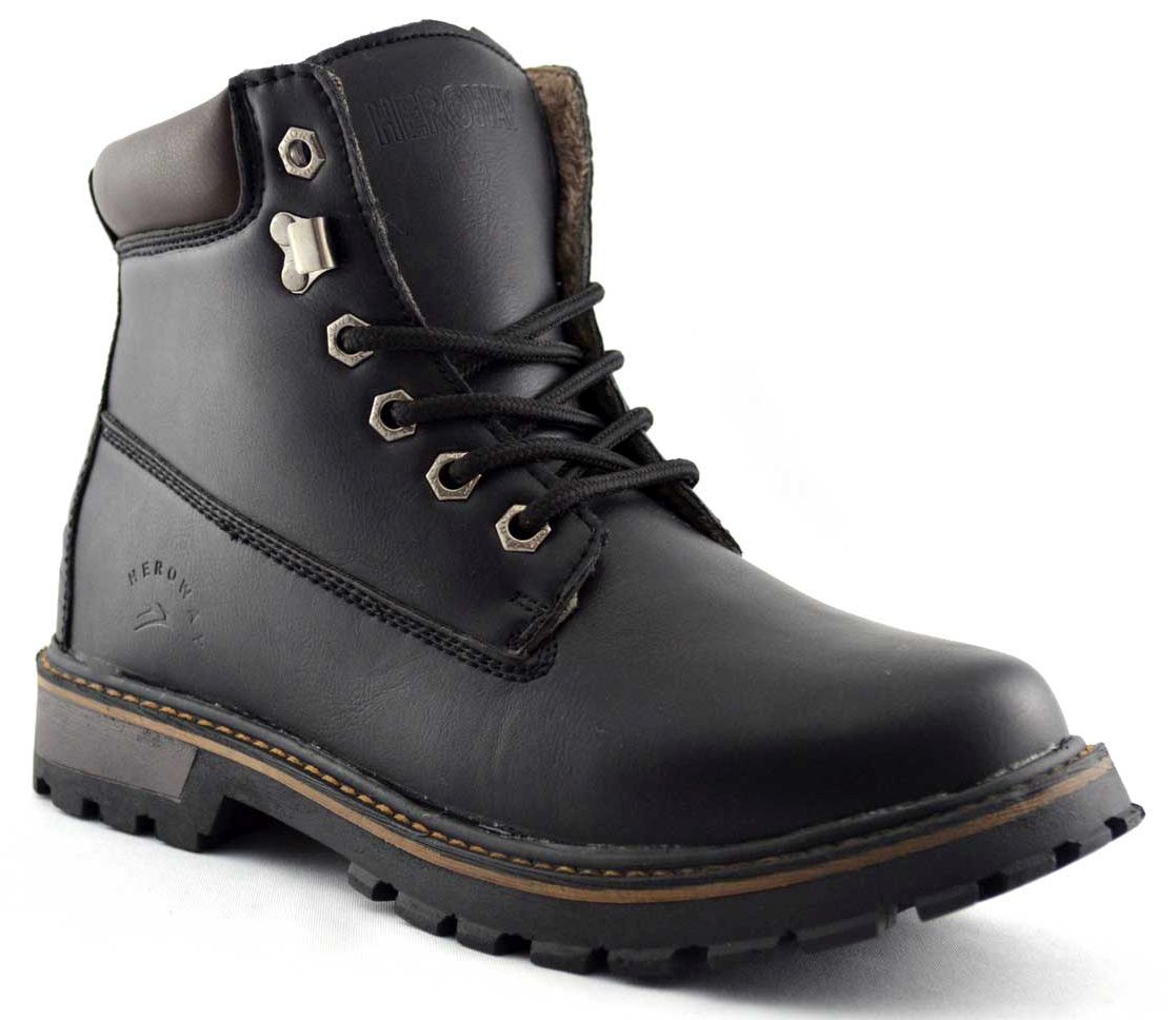 Bocanci Insulete Dama, negre, imblanite - Lumberjack II
