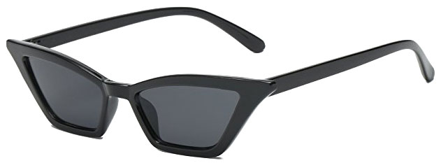 Ochelari de soare dama Butterfly Cat eye G. Hadid - Negru II