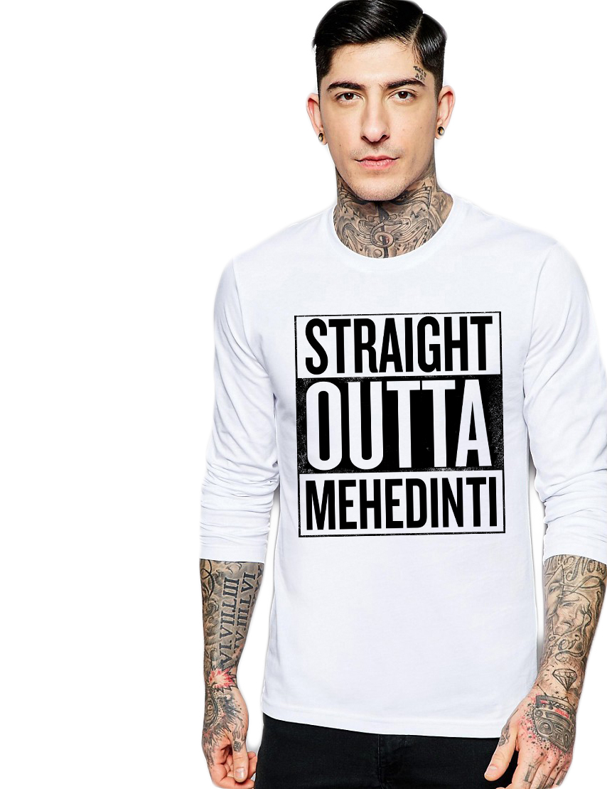 Bluza barbati alba - Straight Outta Mehedinti