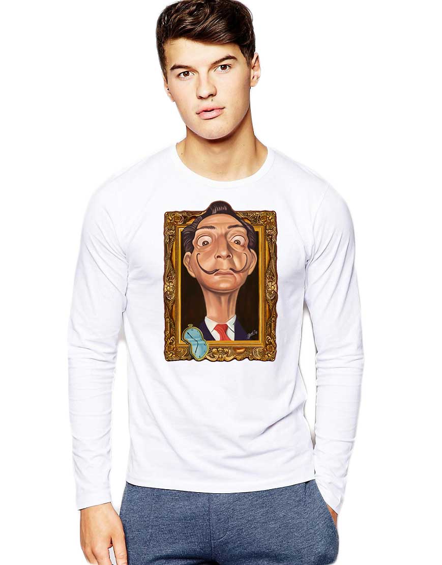 Bluza barbati alba - Dali - Frame