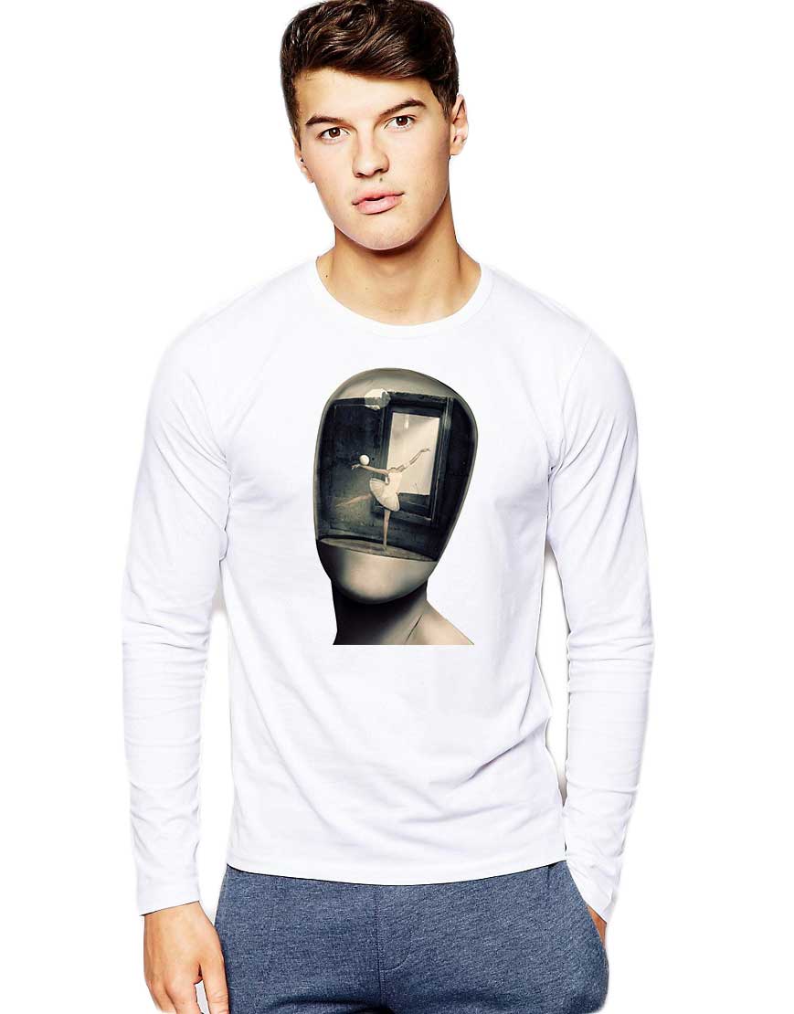 Bluza barbati alba - Dali - Globul