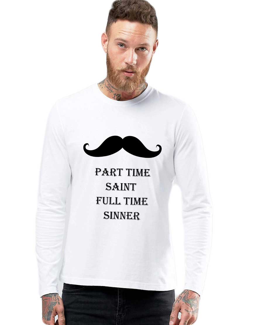 Bluza barbati alba - Sinner